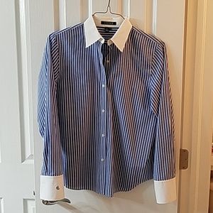 Ralph Lauren pinstripe ladies shirt